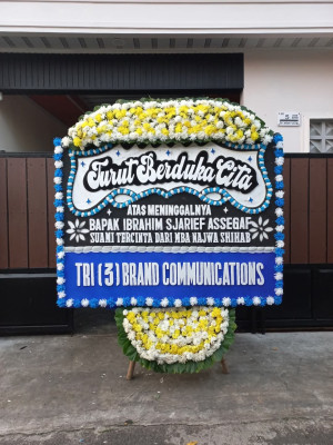Papan Bunga Duka di Wame